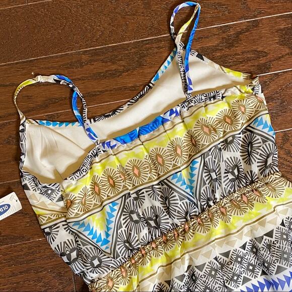 OLD NAVY Maxi Dress SIZE SMALL Geometric Print Side Splits NEW WITH TAGS - Picture 8 of 10